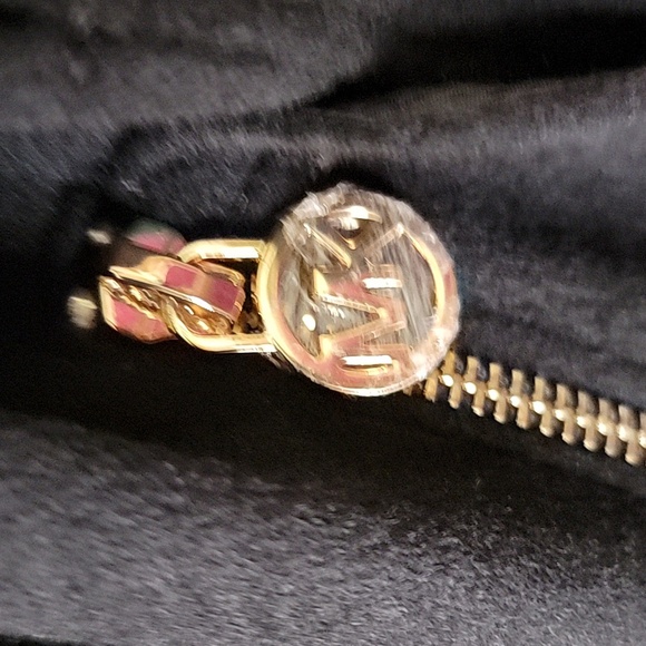 MICHAEL KORS Plus Size Coat Wool Blend w/Gold Hardware Black 1X NWT - Picture 6 of 16